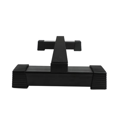 HolaHatha Calf Raise Non Slip Steel Fitness Stretcher, Black (Open Box) - VMInnovations