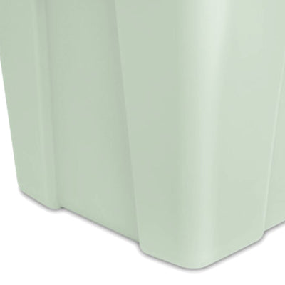 Sterilite 20 Gal Latch Tote Home Storage Organizer Bin w/ Handles, Mint, 18-Pack - VMInnovations