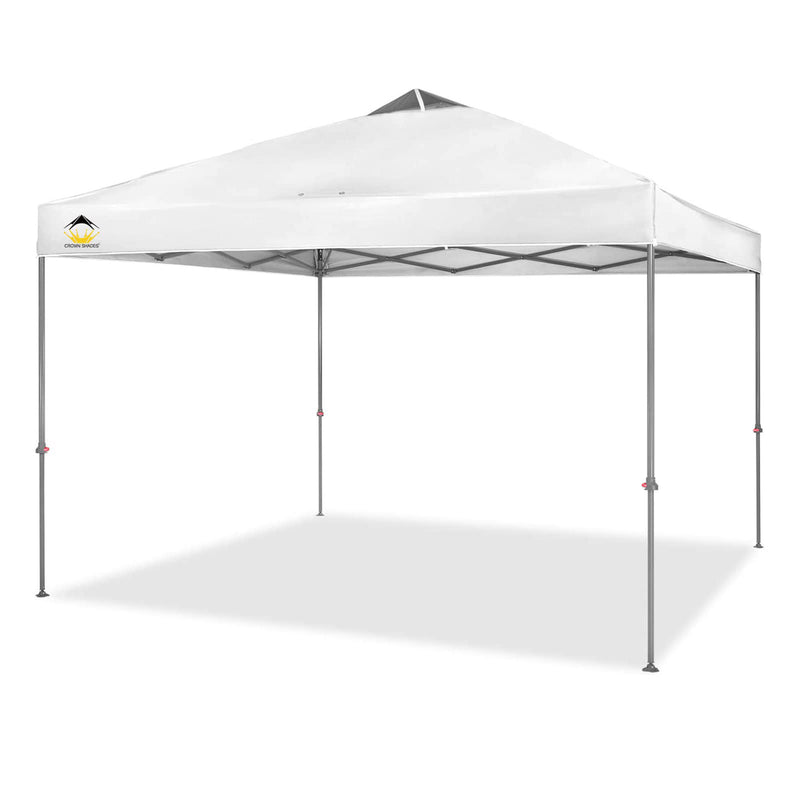 Crown Shades 10x10 Ft Instant Pop Up Shade Canopy w/Carry Bag, White (Used)