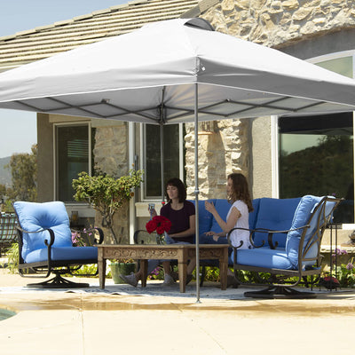Crown Shades 10x10 Ft Instant Pop Up Shade Canopy w/Carry Bag, White (Used) - VMInnovations