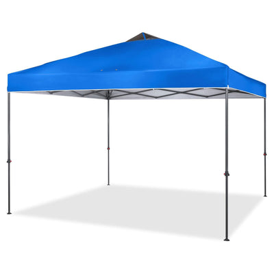 Crown Shades 10x10’ Instant Pop Up Folding Canopy & Carry Bag,Blue (Used)