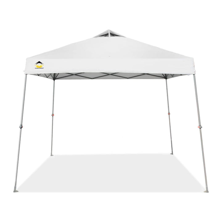 Crown Shades 11' x 11' Base 9' x 9' Top Instant Pop Up Canopy, White (Used)