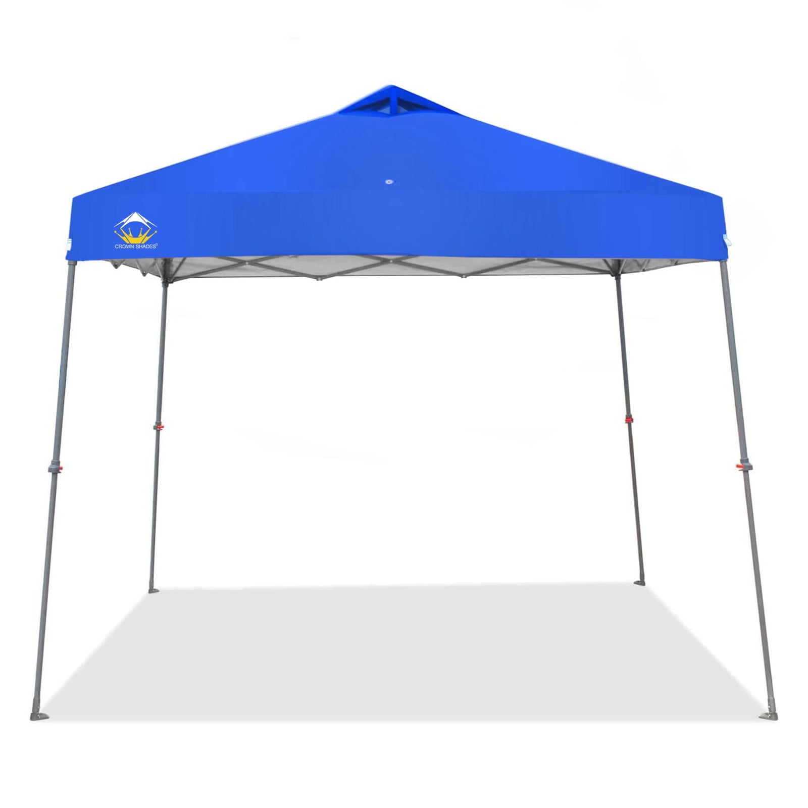 Crown Shades 11' x 11' Base 9' x 9' Top Instant Pop Up Canopy, Blue (Used) - VMInnovations