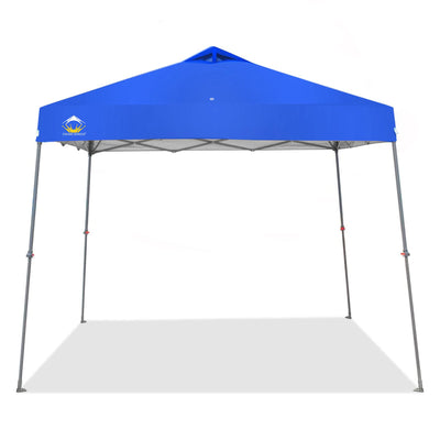 Crown Shades 11' x 11' Base 9' x 9' Top Instant Pop Up Canopy, Blue (Used) - VMInnovations