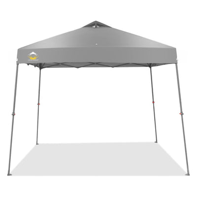 Crown Shades 11' x 11' Base 9' x 9' Top Pop Up Canopy w/Carry Bag, Gray (Used) - VMInnovations