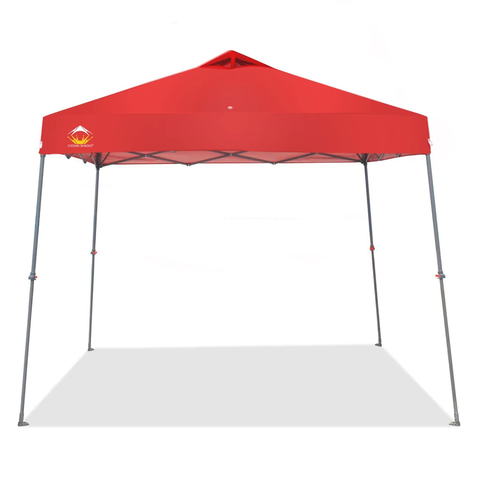 Crown Shades 11' x 11' Base 9' x 9' Top Canopy w/Carry Bag, Red(Open Box) (Used) - VMInnovations