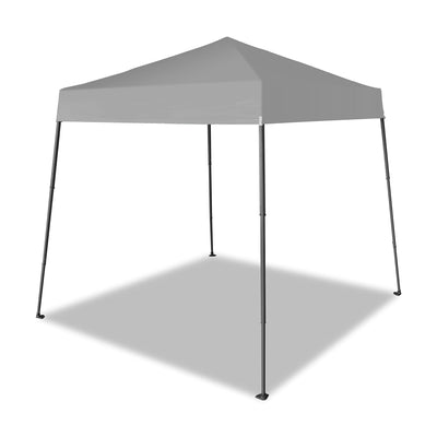 Crown Shades 8'x8' Base 6.5'x6.5' Top Canopy w/Carry Bag, Gray (Open Box) (Used)