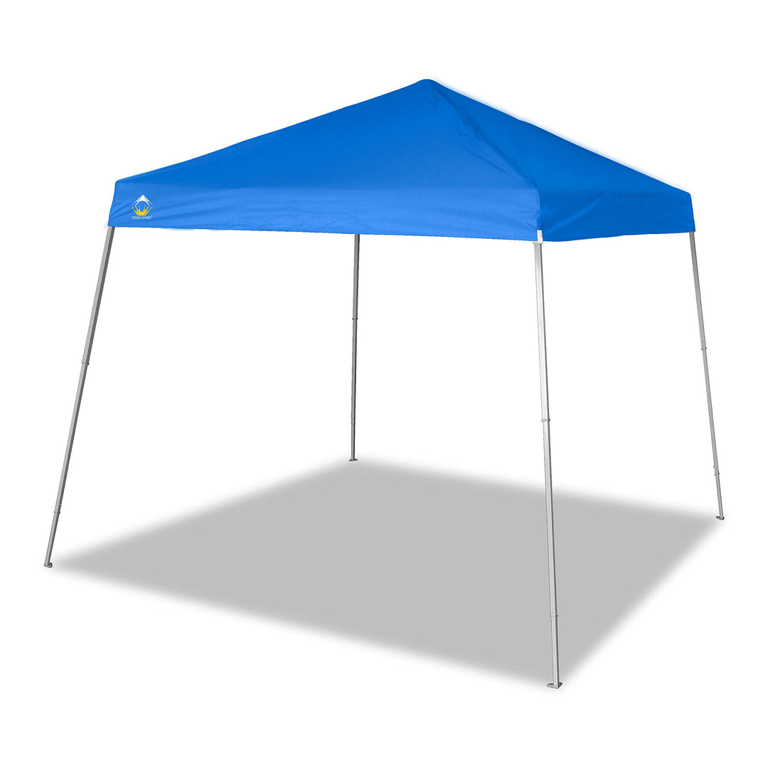 Crown Shades 10' x 10' Base 8' x 8' Top, Canopy w/Carry Bag, Blue (Used)