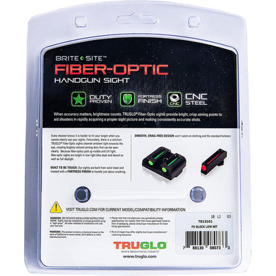 TruGlo Fiber Optic Handgun Glock Pistol Sight Accessories for Glock 17 (3 Pack)