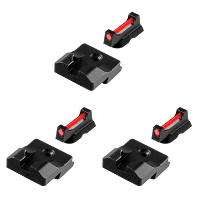 TruGlo Fiber Optic Glock Pistol Sight Accessories, Fits Glock Low Set (3 Pack)