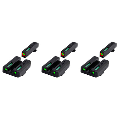 TruGlo TFK Pro Fiber Optic Tritium Handgun Glock Sight Accessories (3 Pack)