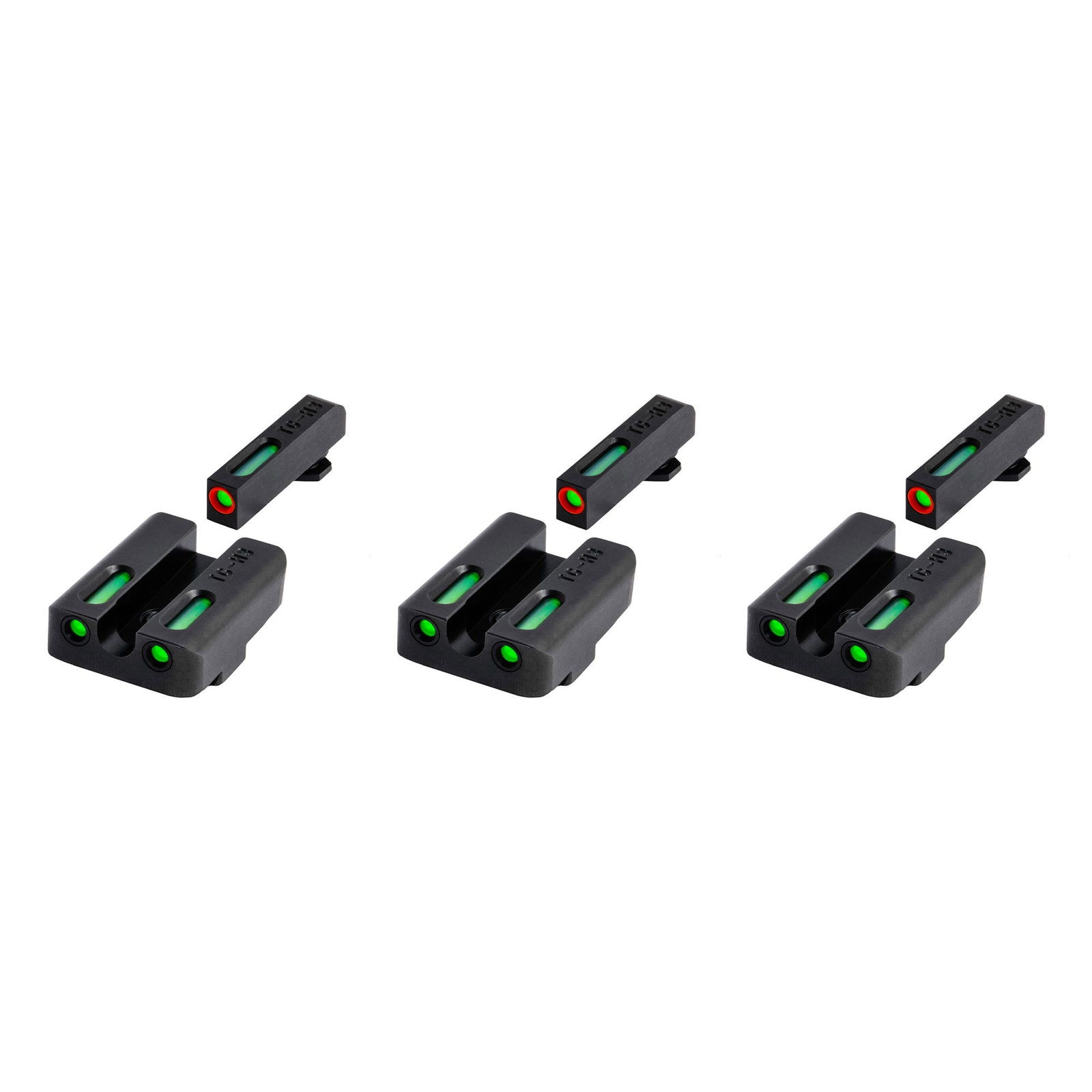 TruGlo TG13GL2PC TFK Pro Fiber Optic Tritium Handgun Sight, Fits Glock (3 Pack) - VMInnovations