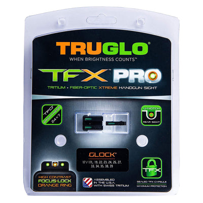 TruGlo TG13GL2PC TFK Pro Fiber Optic Tritium Handgun Sight, Fits Glock (3 Pack) - VMInnovations