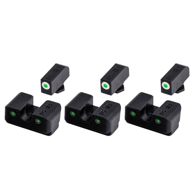 TruGlo Tritium Pro Glow in the Dark Night Sights for Glock Pistols (3 Pack)