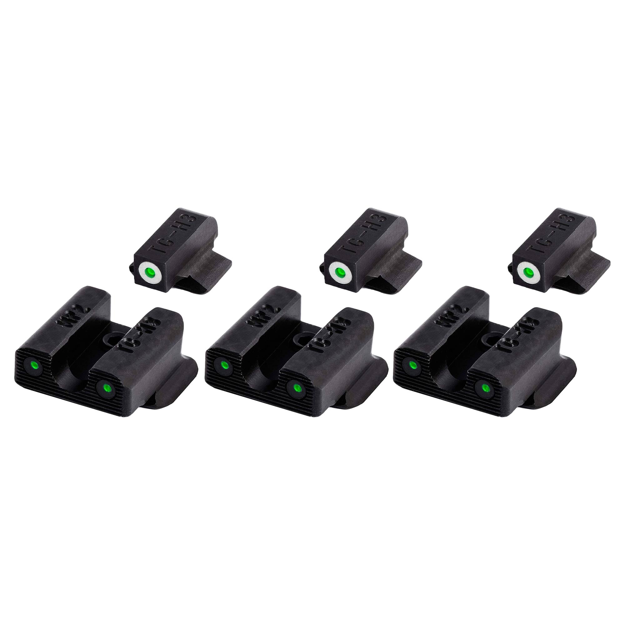 TruGlo Pro Glow in the Dark Gun Sight for S&W BODYGUARD 0.380 Pistols (3 Pack)