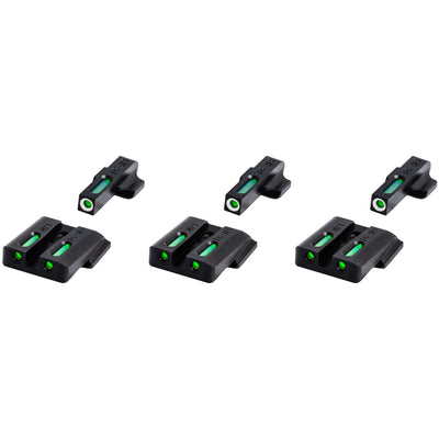 TruGlo TFK Fiber Optic Tritium Sight Accessories for S&W M&P Models (3 Pack)