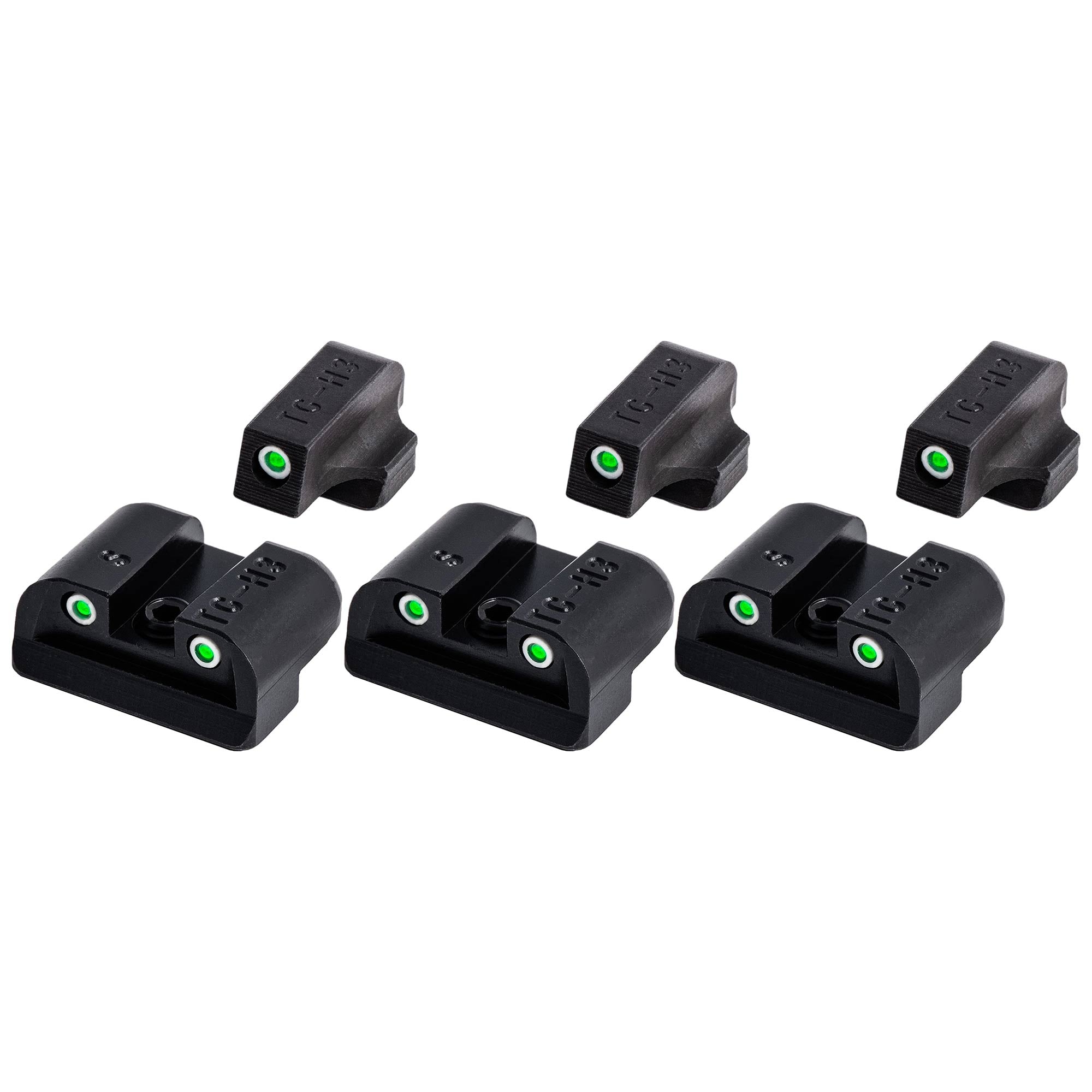 TruGlo Trit Glow in the Dark Pistol Sight, Sig Sauer 8 Rear & 6 Front (3 Pack)