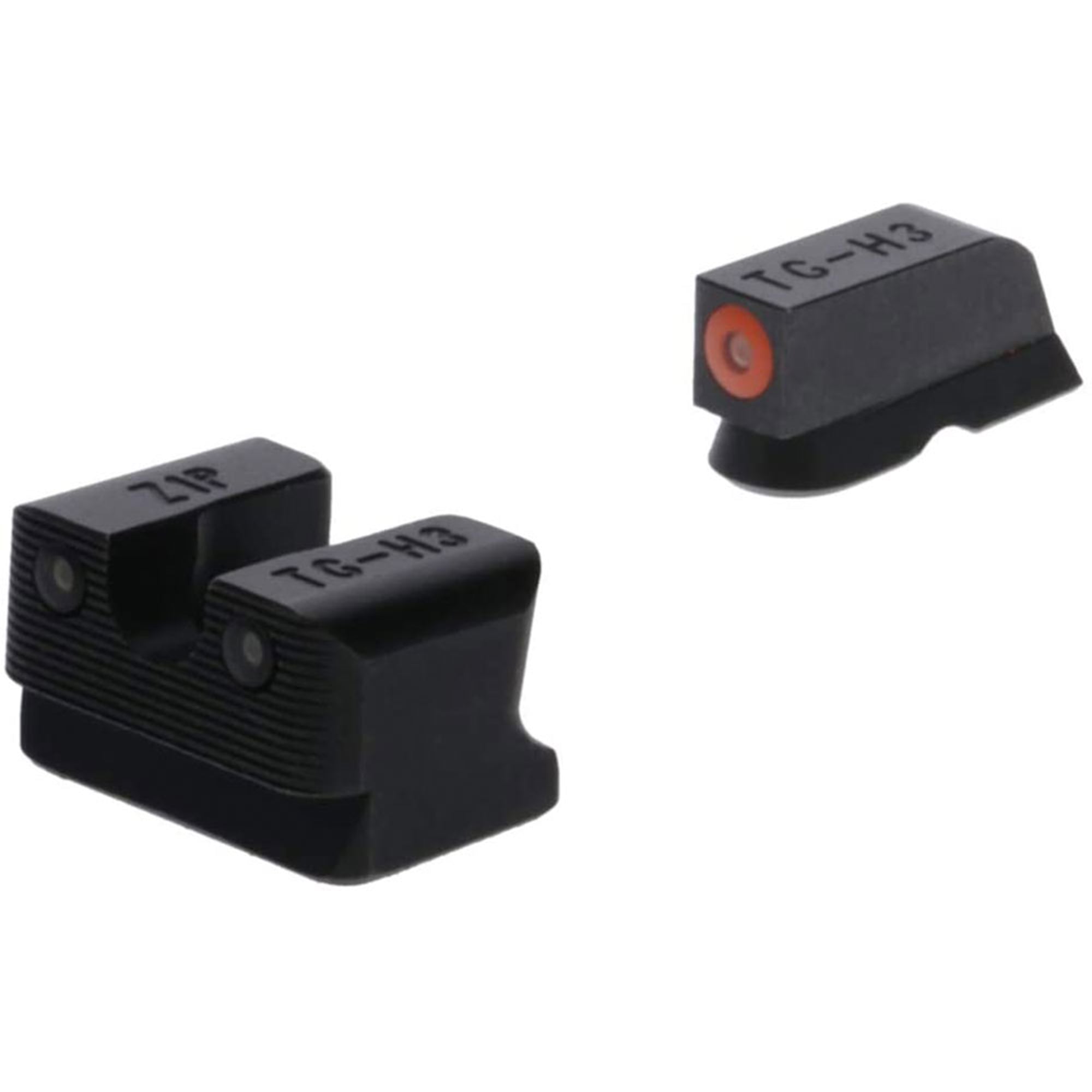 TruGlo Glow in the Dark Handgun w/Orange Ring for CZ & 75 Pistol Sights (3 Pack)