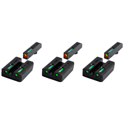TruGlo Pro TFK Fiber Optic Tritium Glock Pistol Sight Accessory, Taurus (3 Pack)