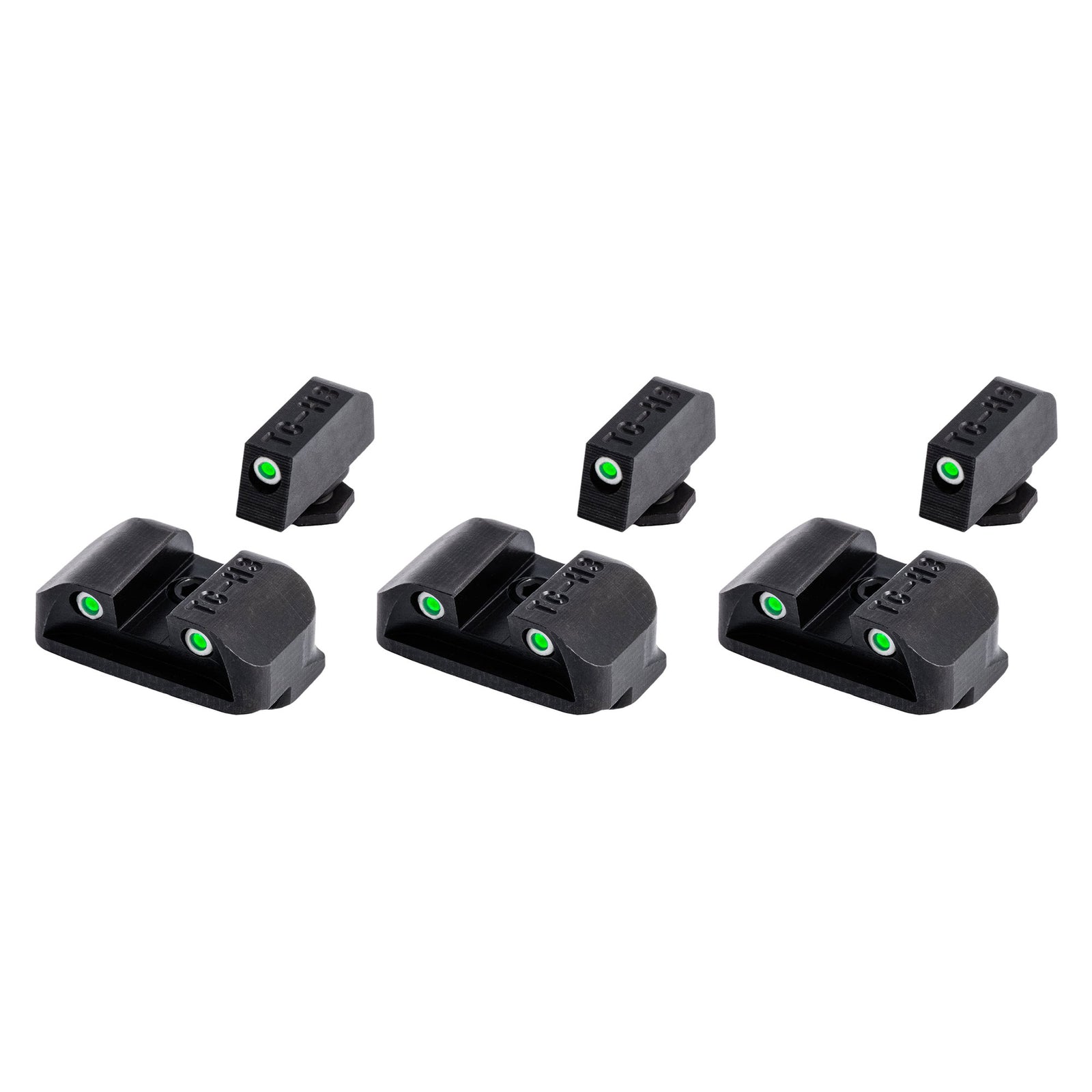 TruGlo Tritium Pro Brite Site Set Glock Handgun Sight, Glock 17 & More (3 Pack) - VMInnovations