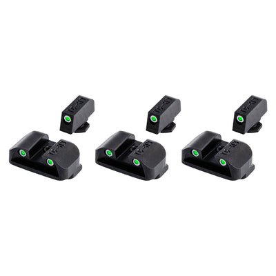 TruGlo Tritium Pro Brite Site Set Glock Handgun Sight, Glock 17 & More (3 Pack) - VMInnovations