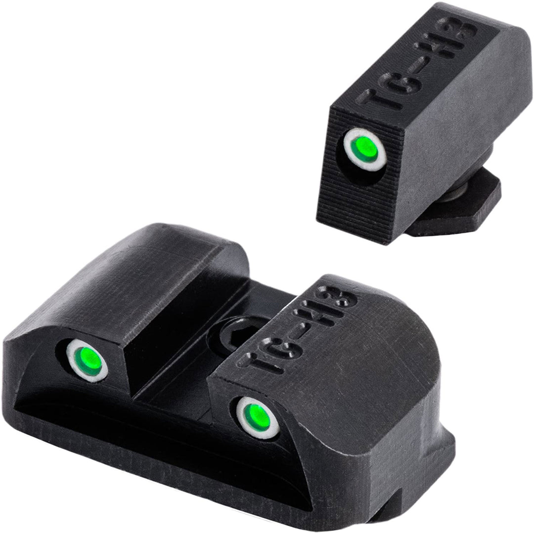 TruGlo Tritium Pro Brite Site Set Glock Handgun Sight, Glock 17 & More (3 Pack)