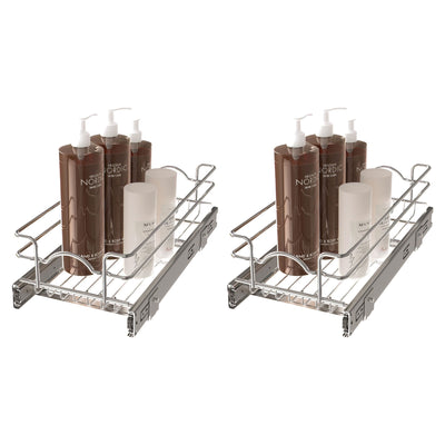 Rev-A-Shelf Cabinet Pull Out Shelf Organizer, 8.5 x 18 In, 5WB1-0918CR-1, 2-Pack - VMInnovations