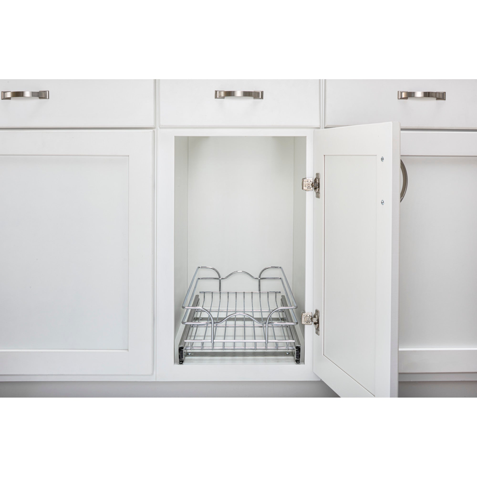 Rev-A-Shelf Cabinet Pull Out Shelf Organizer, 8.5 x 18 In, 5WB1-0918CR-1, 2-Pack - VMInnovations