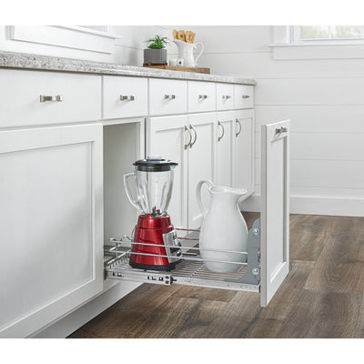 Rev-A-Shelf Cabinet Pull Out Shelf Organizer, 8.5 x 18 In, 5WB1-0918CR-1, 2-Pack - VMInnovations