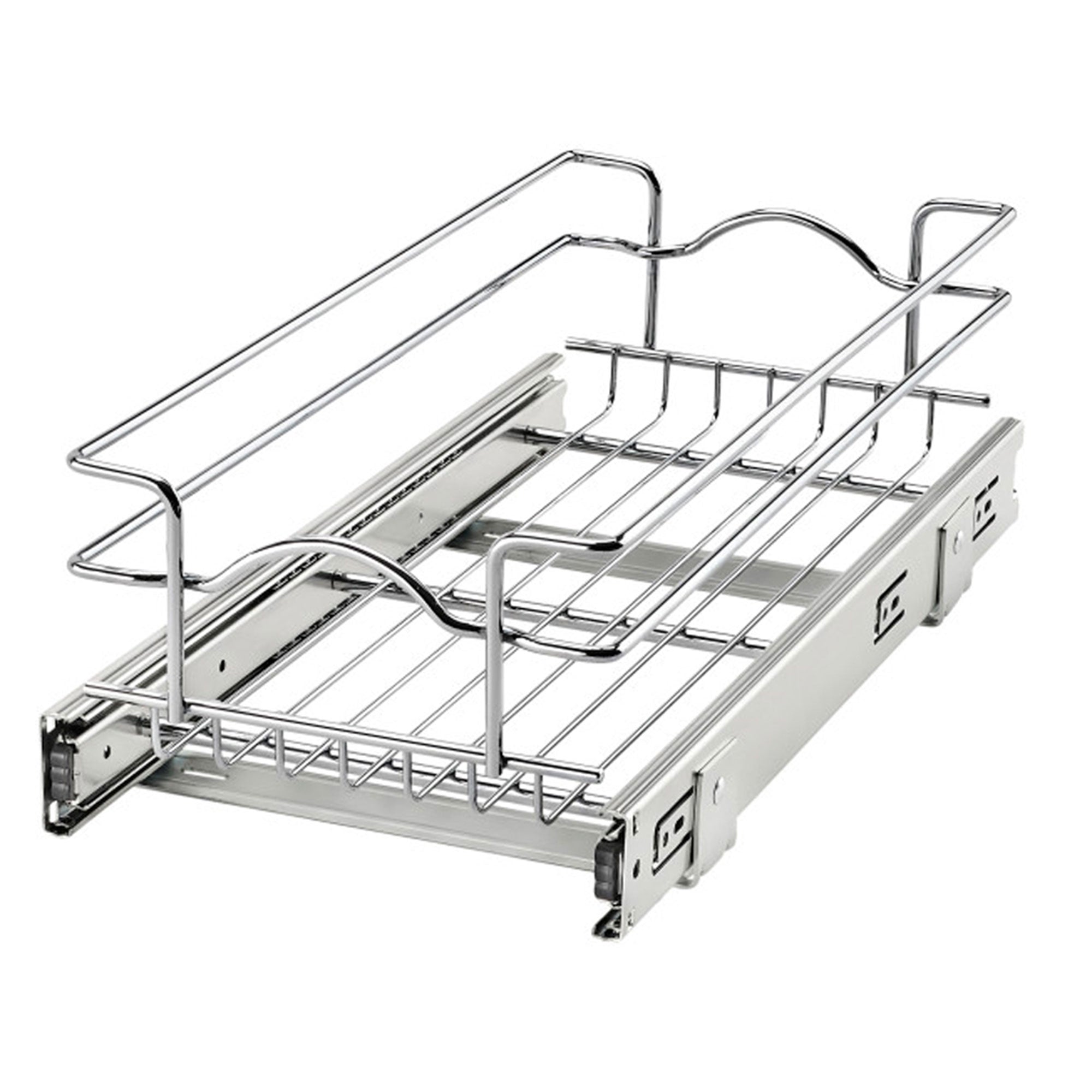 Rev-A-Shelf Cabinet Pull Out Shelf Organizer, 8.5 x 18 In, 5WB1-0918CR-1, 2-Pack - VMInnovations