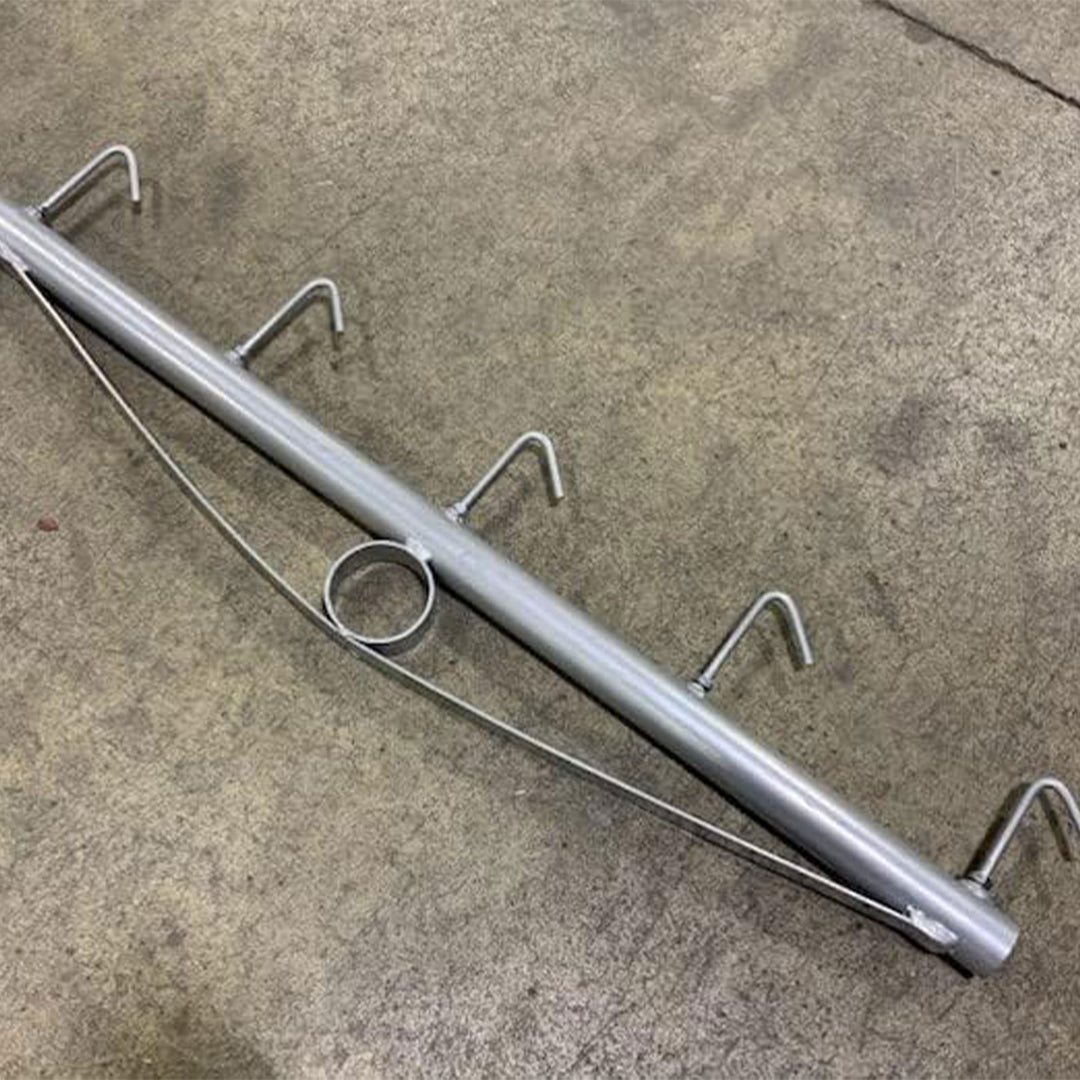 Field Tuff 36 Inch Long Chain Link Fence Stretcher with 5 Hook Design, Silver