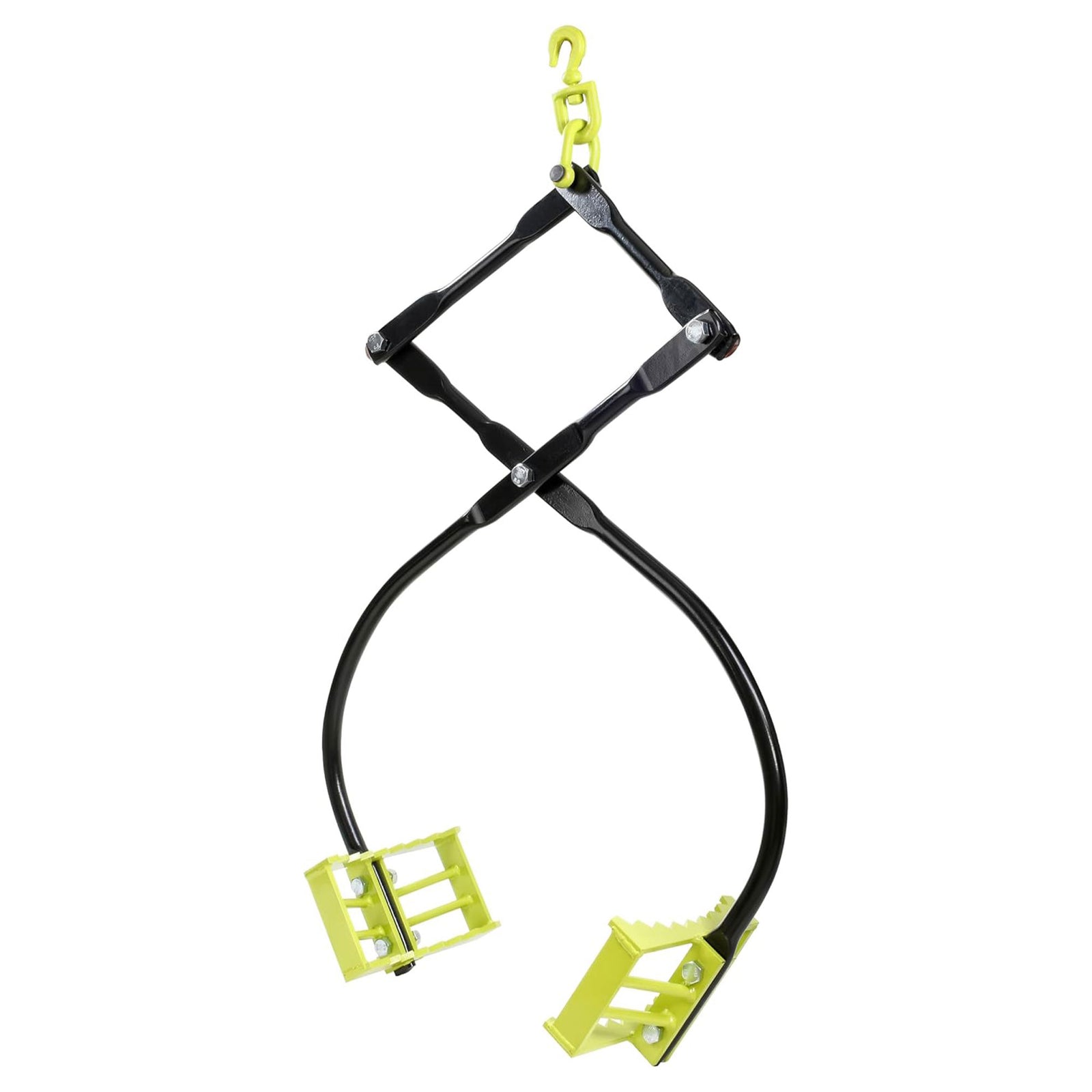 Boulder Tuff Powder Coated Metal 3,000 Pound High Capacity Rock Boulder Tongs - VMInnovations