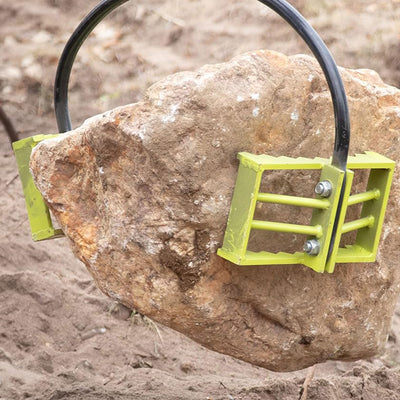 Boulder Tuff Rock Tongs with Teeth, Heavy Duty Loops, and Easy Chain Hook Up