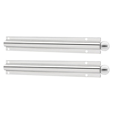 Rev-A-Shelf 6 Inch Metal Closet Valet Clothes Rod, Chrome, CVL-12-CR (2 Pack) - VMInnovations