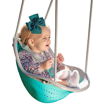 Sweeng Child Swing with Ease Z Adjust Harness Straps and Easy Hang Metal Hooks