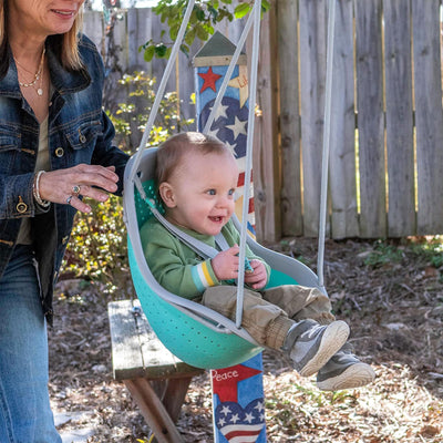 Sweeng Child Swing with Ease Z Adjust Harness Straps&Easy Hang Hooks (Open Box)