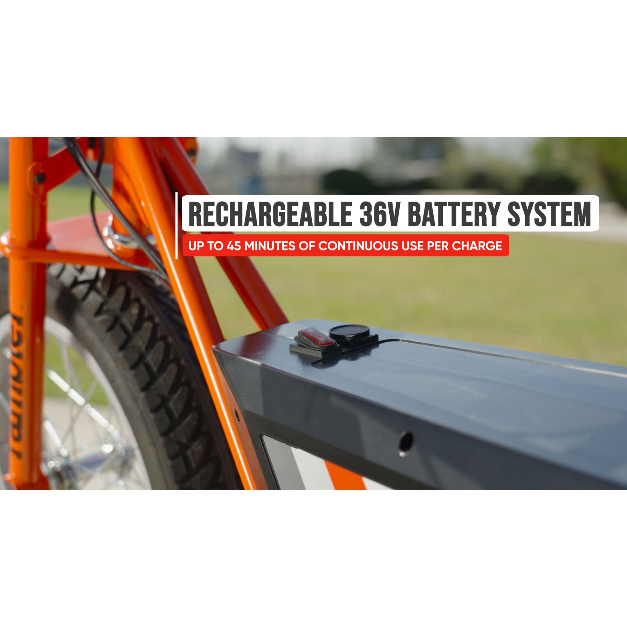 Razor Rambler 16 Electric Minibike w/350W Motor & 36V Battery, Tan (Open Box) - VMInnovations