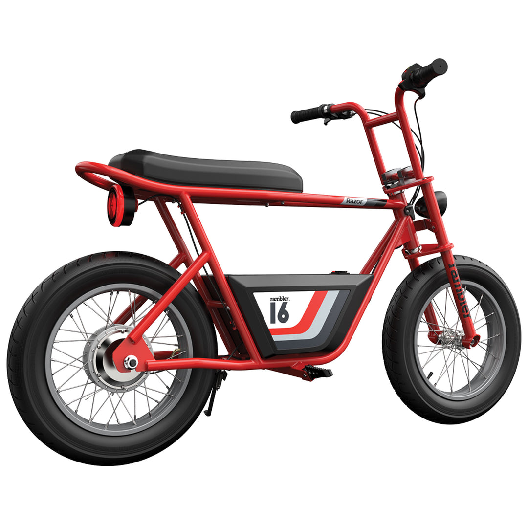 Razor 16 Electric Retro Minibike w/350W Motor & 36V Battery, Red (For Parts)