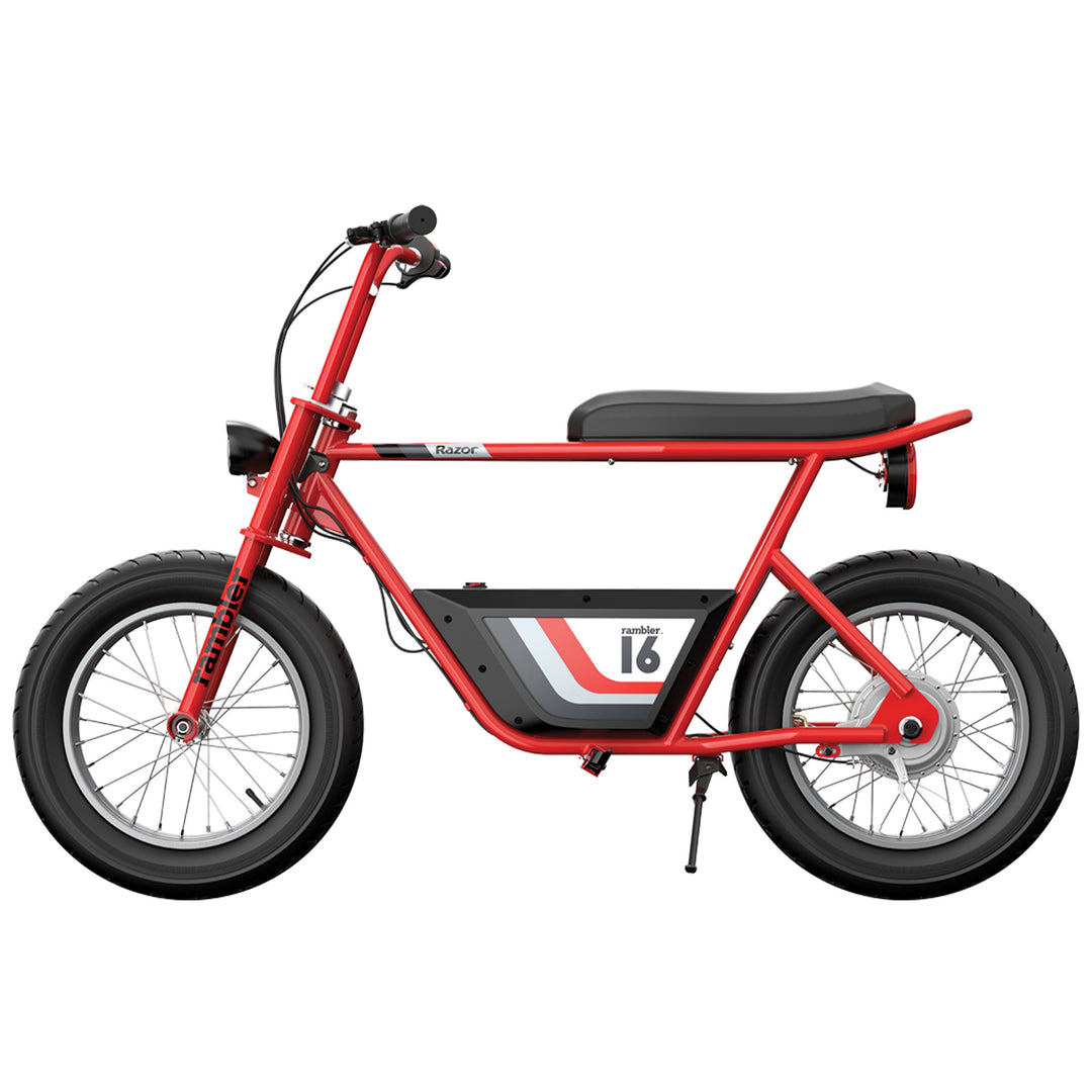 Razor 16 Electric Retro Minibike w/350W Motor & 36V Battery, Red (For Parts)