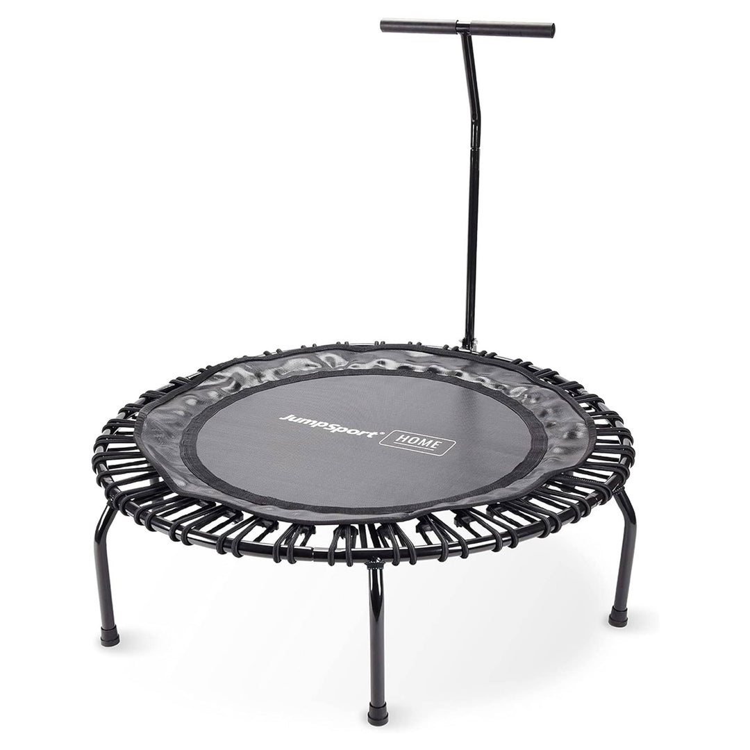 JumpSport Round Home Fitness Indoor Mini Rebounder Trampoline, Black (Open Box) - VMInnovations