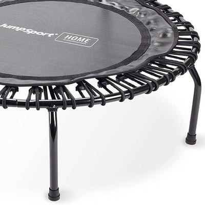 JumpSport Round Home Fitness Indoor Mini Rebounder Trampoline, Black (Open Box)