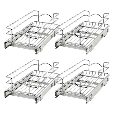 Rev-A-Shelf Cabinet Pullout Shelf Organizer, 8.5 x 18 In, 5WB1-0918CR-1 (4 Pack) - VMInnovations