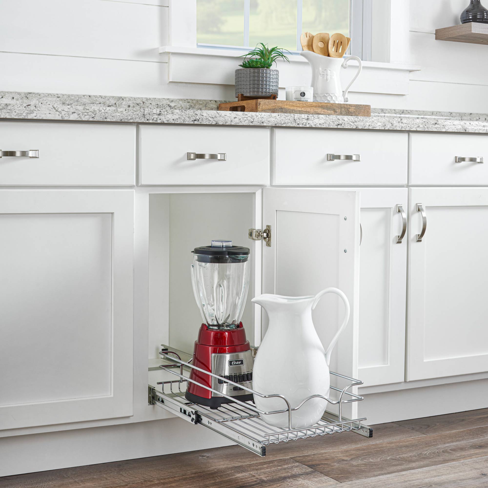 Rev-A-Shelf Cabinet Pullout Shelf Organizer, 8.5 x 18 In, 5WB1-0918CR-1 (4 Pack) - VMInnovations