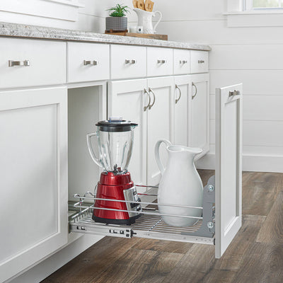 Rev-A-Shelf Cabinet Pullout Shelf Organizer, 8.5 x 18 In, 5WB1-0918CR-1 (4 Pack) - VMInnovations