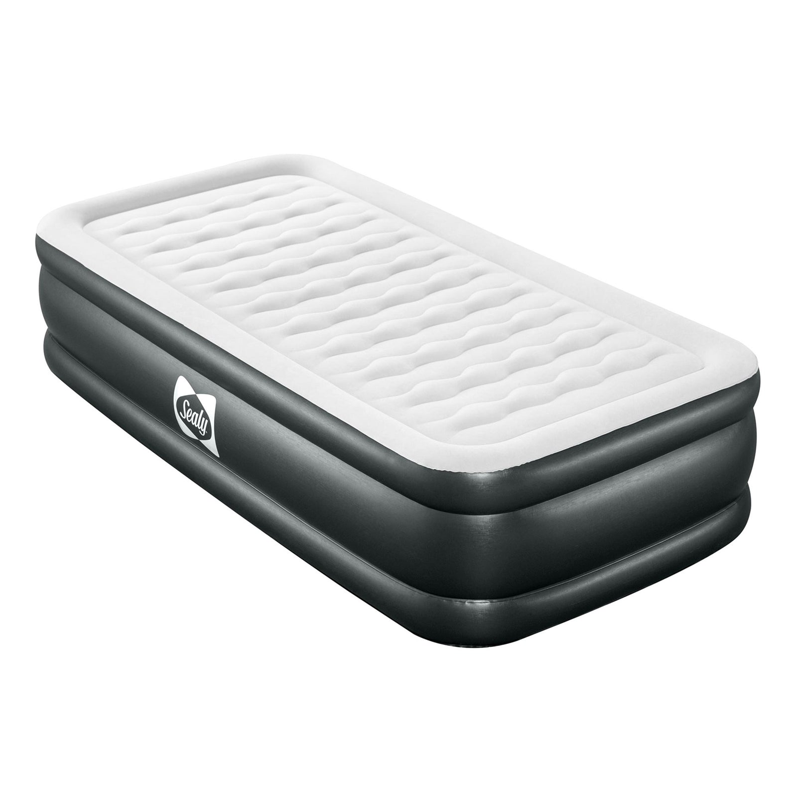 Sealy Tritech Twin 18" Air Mattress Bed 2 Person with Built-In AC Pump, 2 Pack - VMInnovations