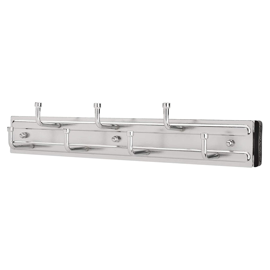 Rev-A-Shelf Pullout 12 Inch Belt Hanger Organizer, Chrome, BRC-12CR (2 Pack)