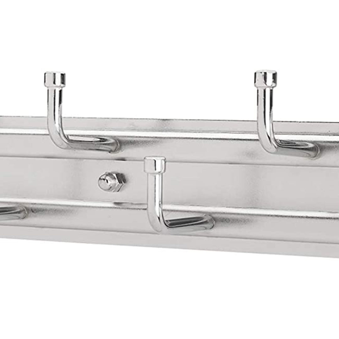 Rev-A-Shelf Pullout 12 Inch Belt Hanger Organizer, Chrome, BRC-12CR (2 Pack)