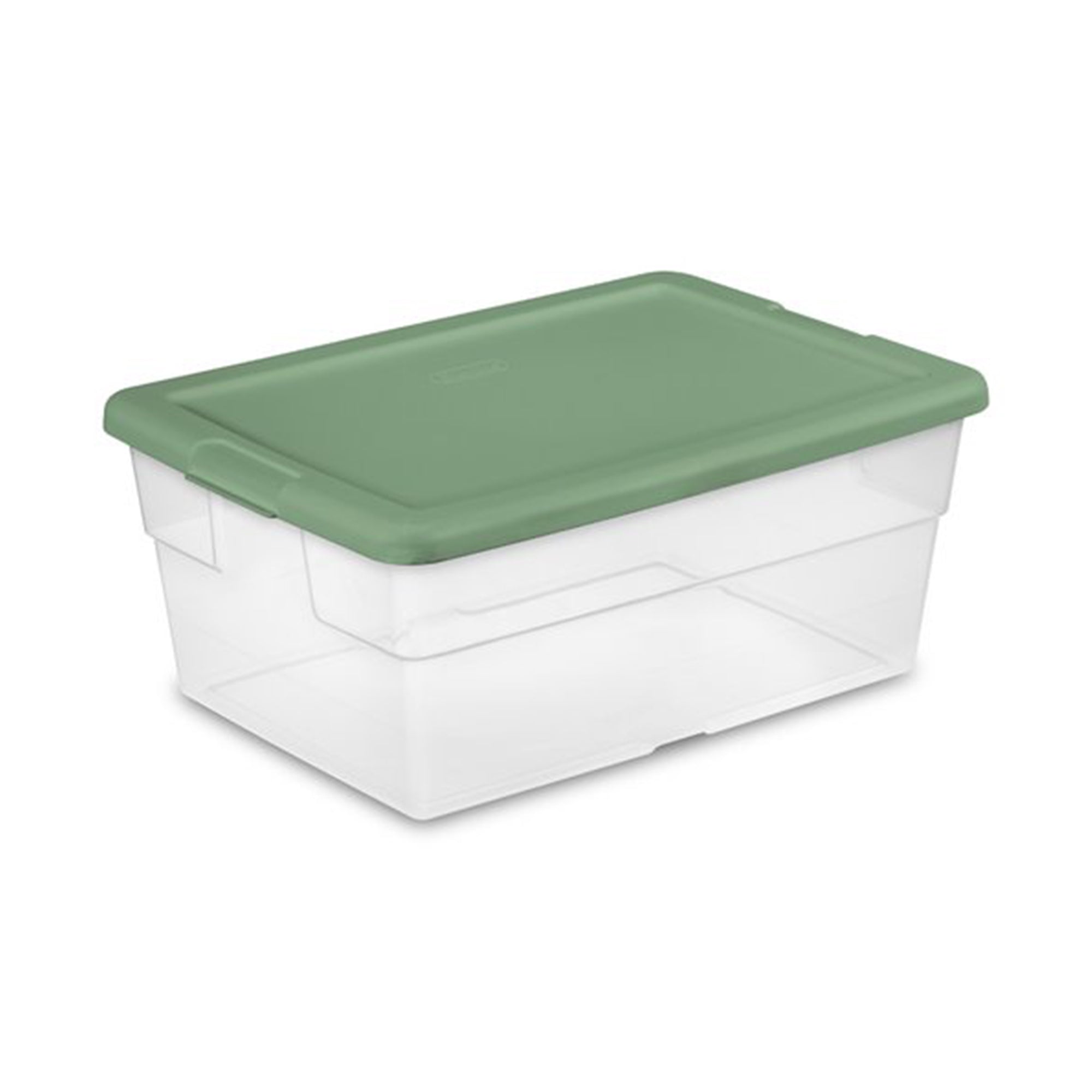 Sterilite 16 Quart Clear Plastic Storage Home Organizer Bins, Set of 2 (4 Pack) - VMInnovations