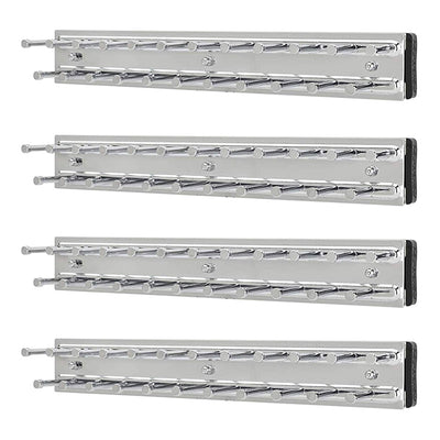 Rev-A-Shelf 12" Side Mount Extending Tie Organization Rack, TRC-12CR (4 Pack)