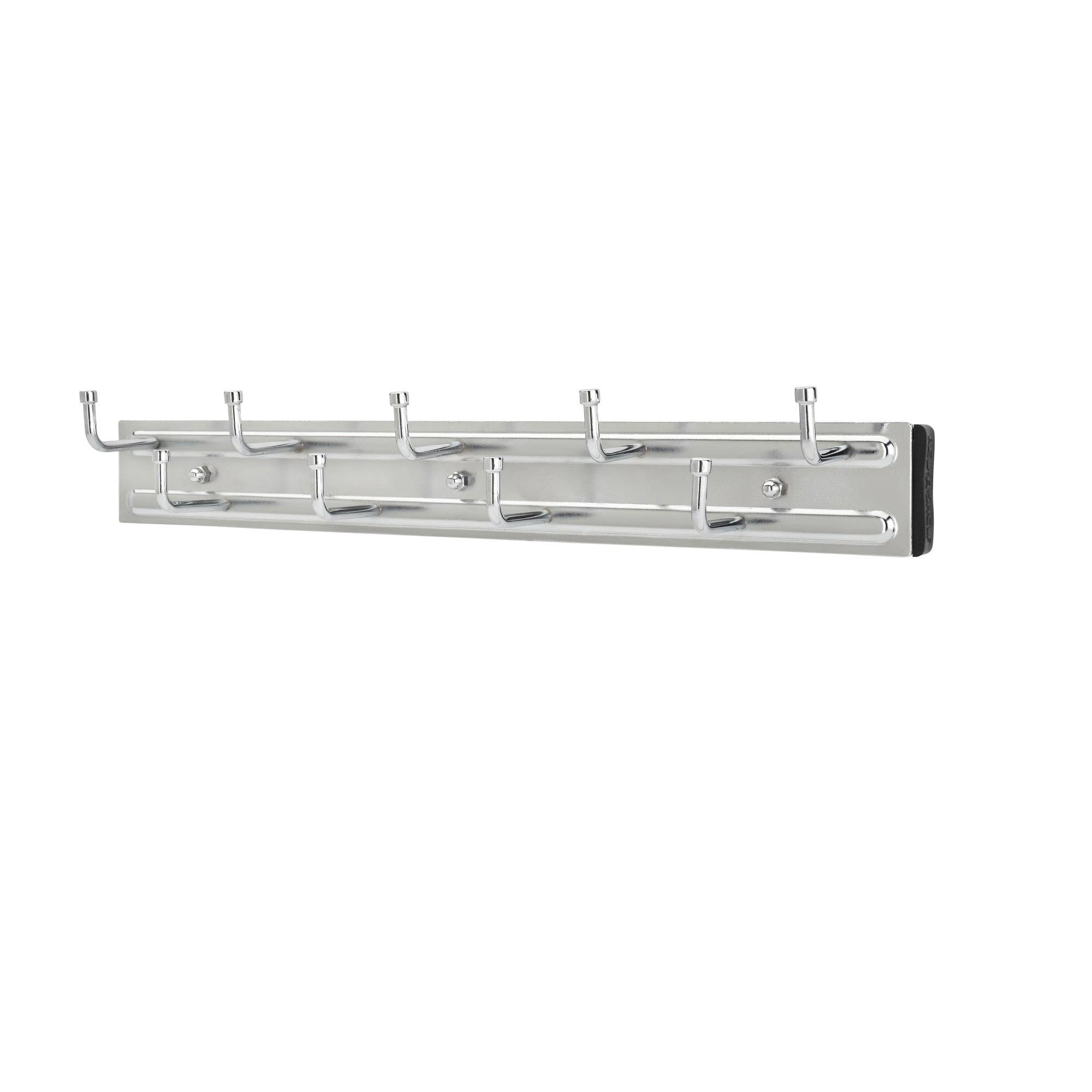 Rev-A-Shelf 14" Pull Out Belt Rack Storage Organizer, Chrome, BRC-14CR (4 Pack)